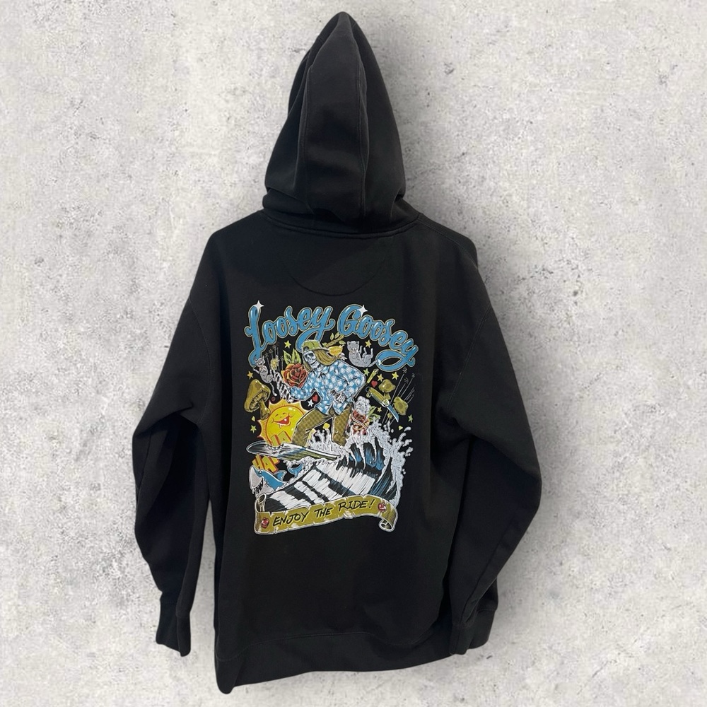 Surfer Art on Cotton Hoodie